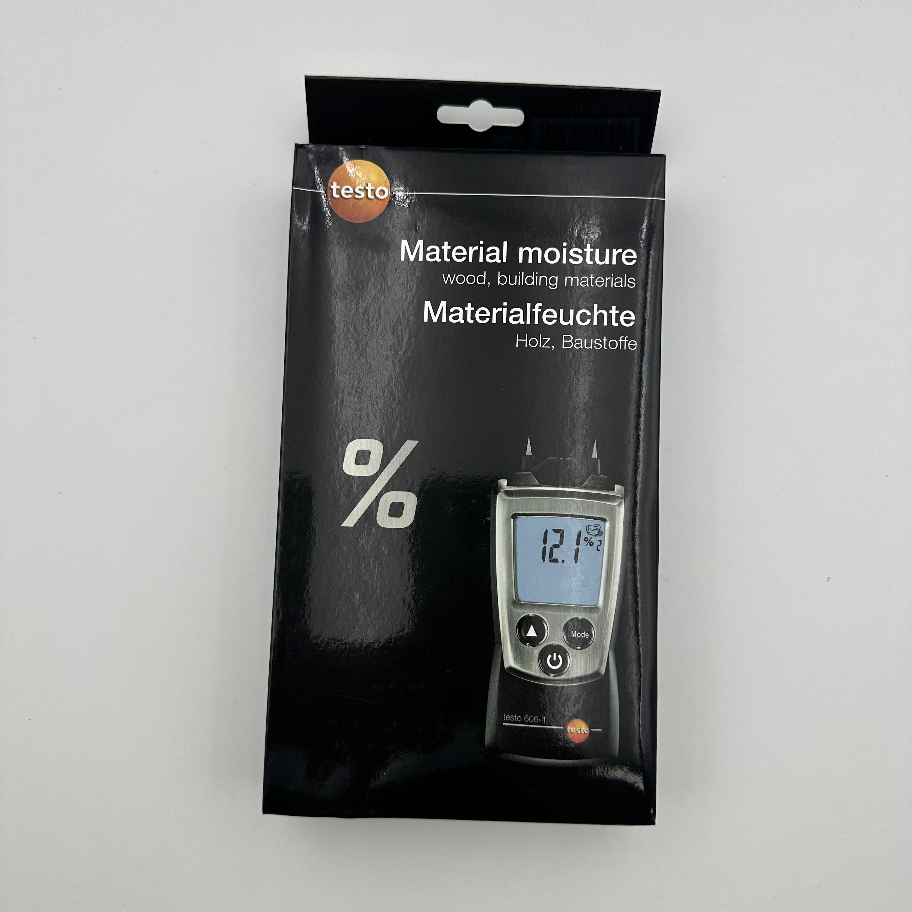 Testo 606-2 Moisture Meter for Wood & Building Materials – Digital
