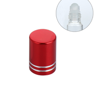Flacons compte-gouttes cylindriques en verre pour huiles essentielles 5ml, surface transparente, vente en gros, emballés, portables, pour massage des yeux et parfum de voyage