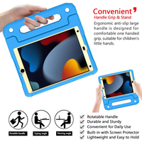 Housse de protection intégrée robuste HGD avec béquille pliable pour iPad 10e génération A16 Air Pro Mini 9.7 10.2 11 pouces