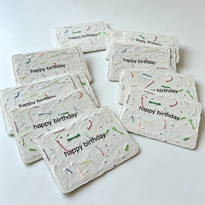 Cartes en papier semable de graines pour le 1er <span class=keywords><strong>anniversaire</strong></span> de bébé et les anniversaires d'adultes, invitations créatives - Product Image 3