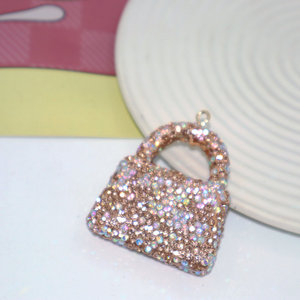 Bán Buôn Dễ Thương Sang Trọng Keychain Mềm Túi Đất Sét Mặt Dây Chuyền Thạch Đầy Màu Sắc Xe Keychain Phụ Kiện Cá Nhân Túi - Product Image 1