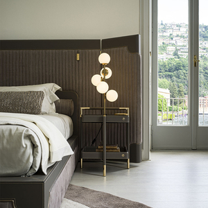 Luxury Furniture Supplier High End Velvet Villa King <b>Size</b> <b>Bed</b> Frame Modern Luxury <b>Bed</b> VF - <b>BED</b> - 04- CAPUA Luxury <b>Bed</b> VF - <b>BED</b> - - Product Image 2