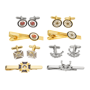 卸売高級デザイナーポリッシュ仕上げ3Dステンレススチールカフスボタン メンズ向けカスタムスモールセット限定モダンスタイルシルバーラグジュアリー - Product Image 1