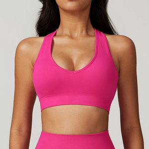 Cuello colgante Espalda hermosa, Sujetador de yoga Desnudo Traje de fitness al aire libre Sujetador deportivo ajustado para correr para <span class=keywords><strong>mujer</strong></span> - Product Image 6