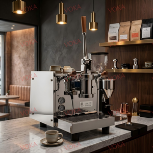 เครื่องชงกาแฟเอสเพรสโซแบบคันโยกเชิงพาณิชย์ พร้อมปั๊ม NUERT จากอิตาลี หม้อต้มสแตนเลส แรงดัน 9 บาร์ ระบบกึ่งอัตโนมัติ - Product Image 6