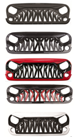 Grille anti-corrosion et résistante à l'usure élevée pour Wrangle fit pour Mustang modifier Shark style Grille de météore noir mat