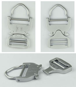 Doble aluminio cobra estilo conexión rápida hebilla negra cinturón táctico D anillo perro arnés cobra estilo hebilla 42 Liberación lateral rápida - Product Image 5