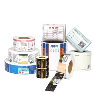 Chuyển nhiệt in laser nhãn CuộN 120mm * 60mm PET/PVC/PP mã vạch trống với in ấn nhãn dán - Product Image 6