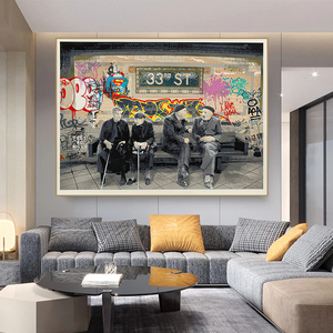 <span class=keywords><strong>Banksy</strong></span> J'AIME RÊVER <span class=keywords><strong>Art</strong></span> mural <span class=keywords><strong>pop</strong></span> de rue Graffiti Image et affiches Peinture sur toile pour la décoration de la maison Cuadros Décoration de chambre - Product Image 5