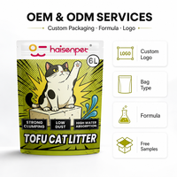 Litière pour chat en tofu agglomérant rapidement, douce pour les pattes et anti-odeurs, emballage personnalisé pour importateurs – Fournitures pour animaleries