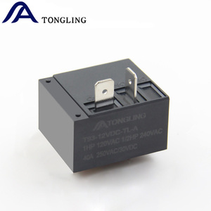 パワーリレーTL T93-1H 1H PCB取り付けDC12V/A 40A 250VAC冷蔵庫用JQX-16F - Product Image 4
