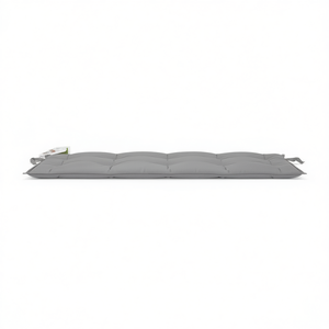 Cojín para Banco de Jardín de Tela Oxford Gris, 100% Fibra de Poliéster, Acolchado, Rectangular, para Exteriores, Uso en Todas las Estaciones - Product Image 1