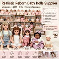 Poupée Reborn réaliste de 20 pouces en vinyle souple, jouet pour enfants, cadeau, vente en gros, personnalisable