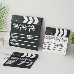 ของตกแต่งฉากภาพยนตร์สไตล์เรโทรสีขาวดำ  แผ่นป้ายคลัปเปอร์บอร์ด ของตกแต่งสำหรับภาพยนตร์และโรงละคร สำหรับเด็ก - Product Image 6