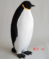 Ornements d'animaux Décoration de scène Pingouin simulé Thème d'hiver Décoration de Noël Pingouin Peluche Jouet Décoration intérieure