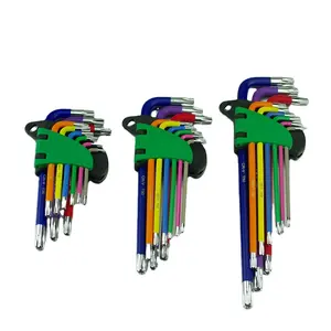 long colored allen keys hex key car repair tools allen wrench torx end hex key