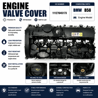 Tapa de Válvulas de Motor de Alta Resistencia para BMW B58 OE 11127645173, Larga Vida Útil, Reemplazo Directo