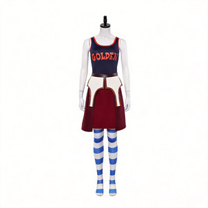 Disfraz de Ms. Golden Week para mujer, disfraz de anime, top, falda, leggings, talla adulta - Product Image 1