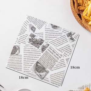 Papier enduit et papier résistant à la graisse sur mesure en gros pour sandwichs, hamburgers, vente chaude, papier de boulangerie jetable de qualité alimentaire résistant à la graisse - Product Image 4