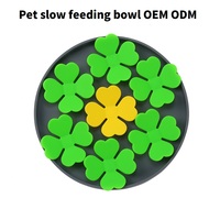 Tapis d'alimentation lente en silicone pour chien, tapis de léchage pour animaux de compagnie, antidérapant avec ventouses, bol d'alimentation anti-étouffement pour chats et chiens, soulagement de l'anxiété