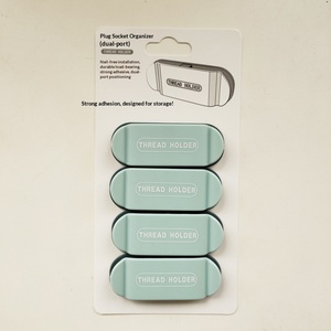 Clip de rangement multifonction pour câbles électriques et de données, en plastique ABS, pratique et adapté à une utilisation multi-pièces. - Product Image 2