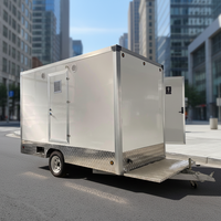 2026 Contenedor de Lujo Portátil para Inodoro, Ducha y Cabina, con Movimiento Automático, Autolimpieza, Remolcable, para Exterior, de Panel Sándwich
