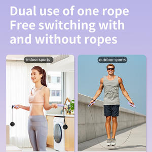 Smart Counting Jump Rope For Adults Fitness Rechargeable With <b>Weighted</b> <b>Ball</b> ABS Material Unisex Exercise Equipment - Product Image 5