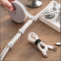 Nylon pliable sangle de fixation câble Audio organisation Flexible pour boucle bande câble gestionnaire ordinateur fil salon armoire
