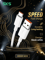 Cable de Carga Rápida USB Tipo C de 100W 5A, Cable USB2.0 Tipo C para Teléfonos Xiaomi, Samsung y Android