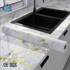 Papel de Contacto de mármol moderno, <span class=keywords><strong>resistente</strong></span> al <span class=keywords><strong>calor</strong></span>, impermeable, autoadhesivo, ecológico, pegatina de PVC, encimeras de <span class=keywords><strong>cocina</strong></span>, sala de estar - Product Image 1