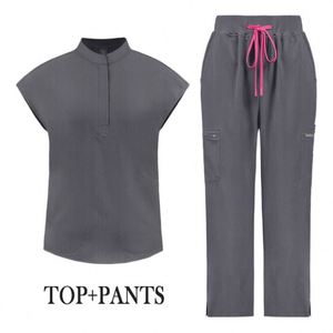 Conjunto de Uniformes Médicos para Enfermería al por Mayor, Traje de Enfermera Elástico y Suave, Uniformes Quirúrgicos para Hospital - Product Image 4