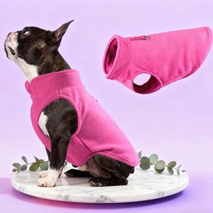Superventas Polar Fleece Ropa para mascotas Accesorios Cálido Fleece Color sólido Cachorro Traje Gato Perro Suéteres Abrigo Chaqueta - Product Image 6