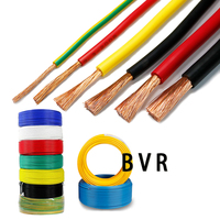 Câble BVR vérifié BV 1,5-10 mm² en cuivre pur 99,9 %, multibrin, souple, gaine PVC, pour câblage domestique, chauffage automobile et projets de construction