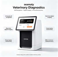 Analyseur hématologique vétérinaire IA, analyseur de morphologie cellulaire sanguine, machine CBC pour chien et chat, 43 paramètres rapportsables, échantillon de 20 µL