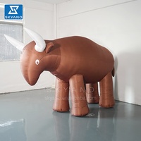 Costume de dessin animé de taureau gonflable Costumes de dessin animé gonflables Sculpture de mascotte de vache de dessin animé
