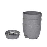 Pots de jardinière auto-arrosants de vente chaude professionnels moule de pot de fleurs moulage par injection de béton et de plastique/pots de pépinière