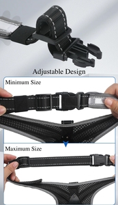 الكلب شبكة تنفس الفاخرة لا سحب عاكس الصمام تسخير مع USB الحيوانات الأليفة تسخير مع - Product Image 6