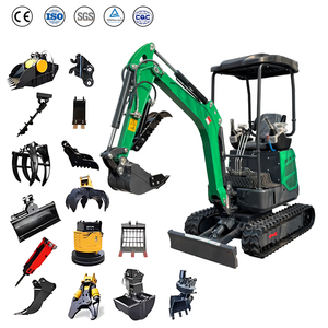Mini-excavatrice sur chenilles de 1,8 tonne de qualité supérieure, homologuée CE EPA Euro <span class=keywords><strong>5</strong></span>, excavatrice hydraulique pour la construction agricole - Product Image 6