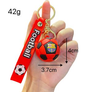 Llavero de PVC 3D con Figura de Fútbol, Personaje de Messi, Llavero de Goma para Coche, Colgante para Bolsa, Jersey, Regalo Deportivo - Product Image 6