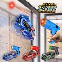 Voiture RC murale télécommandée pour enfants avec laser, télécommande infrarouge, programmation acrobatique, défiant la gravité, cadeau pour garçons