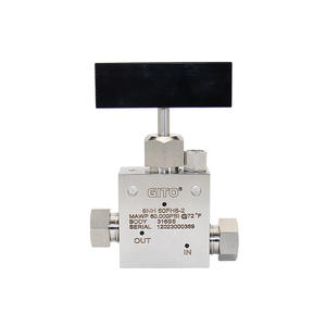 Vanne à aiguille droite manuelle filetée haute pression 316 pour applications énergétiques à l'hydrogène, 60000 psi - Product Image 1