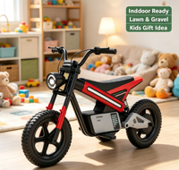 Nouveau Vélo Électrique Enfant en Acier Carbone, VTT, Ensemble de Huit Pièces, Taille 12, Adapté aux Enfants