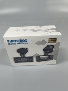 Caméra embarquée rechargeable à 3 objectifs, caméra de voiture multifonctionnelle, écran IPS 480P, angle de vue ultra large de 140 degrés pour la conduite nocturne - Product Image 6