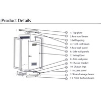 Toilettes mobiles de luxe certifiées CE avec garantie de 5 ans pour appartement, hôpital, parc, utilisation en extérieur
