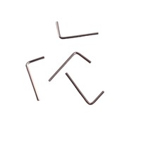 Clé à douille hexagonale en acier au carbone nickelé, fabrication directe, métrique 1,5 mm, 2 mm, 2,5 mm, 3 mm, 5 mm