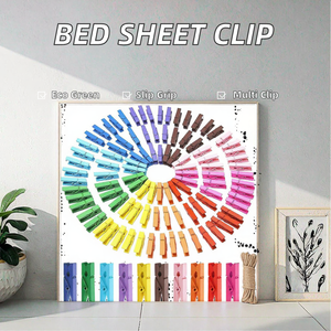 PP Plastic Wood Anti-Slip New Chinese Style Rectangle <b>Clothes</b> Peg for Living Room Eco-Friendly Multifunction Storage - Product Image 2