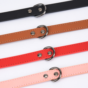 Collar de perro cachorro grande moderno y clásico, cuero de Cactus vegano de PU para cazar y correr, Collar elegante para mascotas - Product Image 5