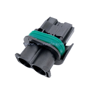 ขั้วต่อสายไฟแบบปิดผนึกสำหรับรถยนต์ WX NG Power 2 ขา พลาสติก รุ่น 1544317-1 สำหรับปลั๊กวาล์วปีกผีเสื้อ - Product Image 4