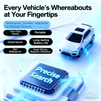 Etiqueta Inteligente de Proximidad Global Nativa para Android, Localizador MFi Compatible con Google Find My Device, Buscador Antipérdida Integrado a la Red para Android e iOS