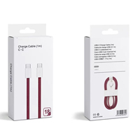 Câble USB-C de charge rapide PD 60W 1m avec gaine en nylon, Type-C vers Type-C, pour iPhone 15 16 et Android